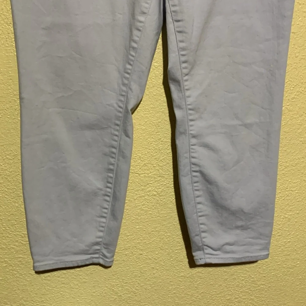 Talbots Capris Pants 14 Light Blue Jegging Crop Stretchy Cotton Rayon 5-Pocket - Picture 3 of 16